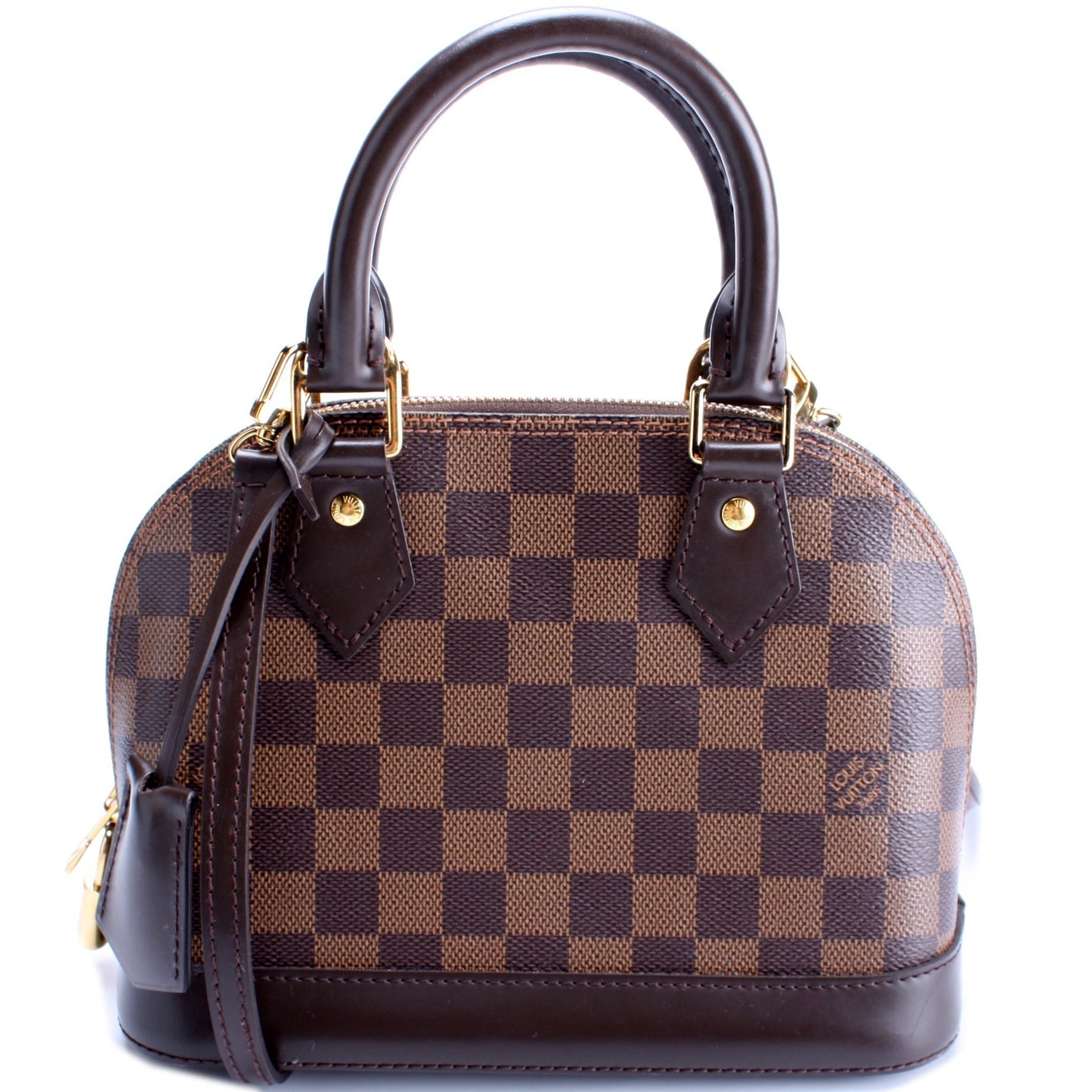 Louis Vuitton Alma BB Ebene Damier Handbag Ebene 5