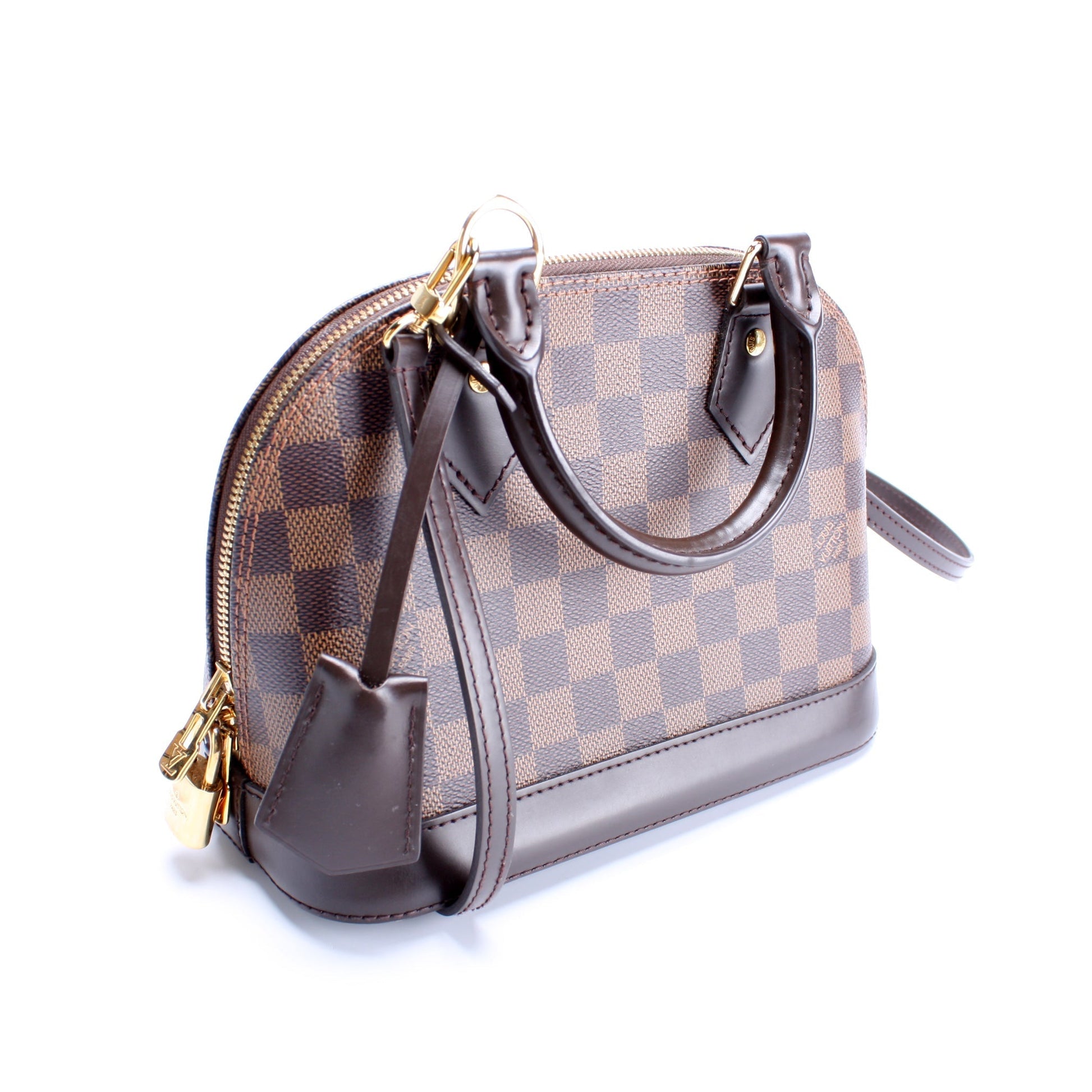 Louis Vuitton Alma BB Ebene Damier Handbag Ebene 1