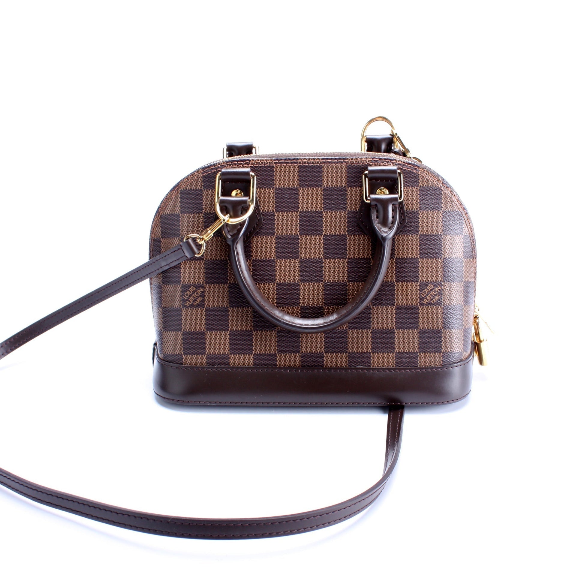 Louis Vuitton Alma BB Ebene Damier Handbag Ebene 1