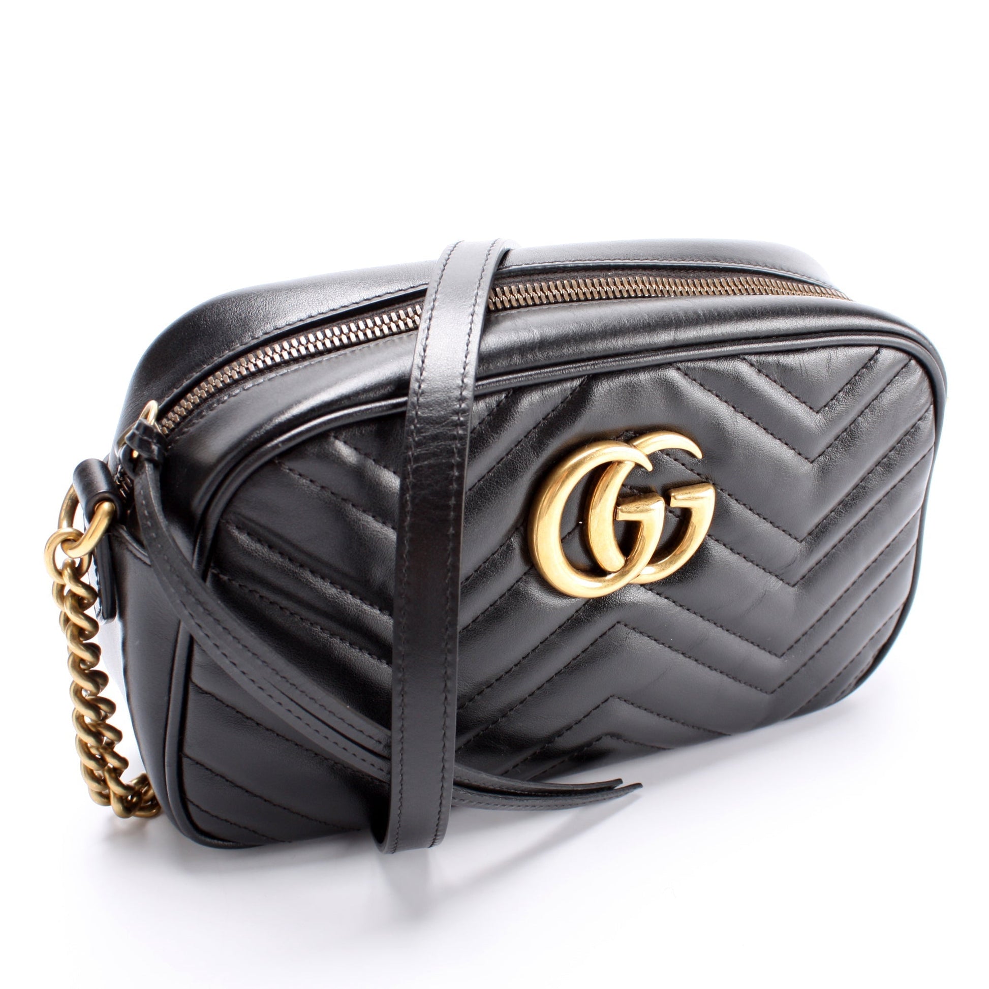Gucci Marmont Camera Leather Small Crossbody Bag Camera 43