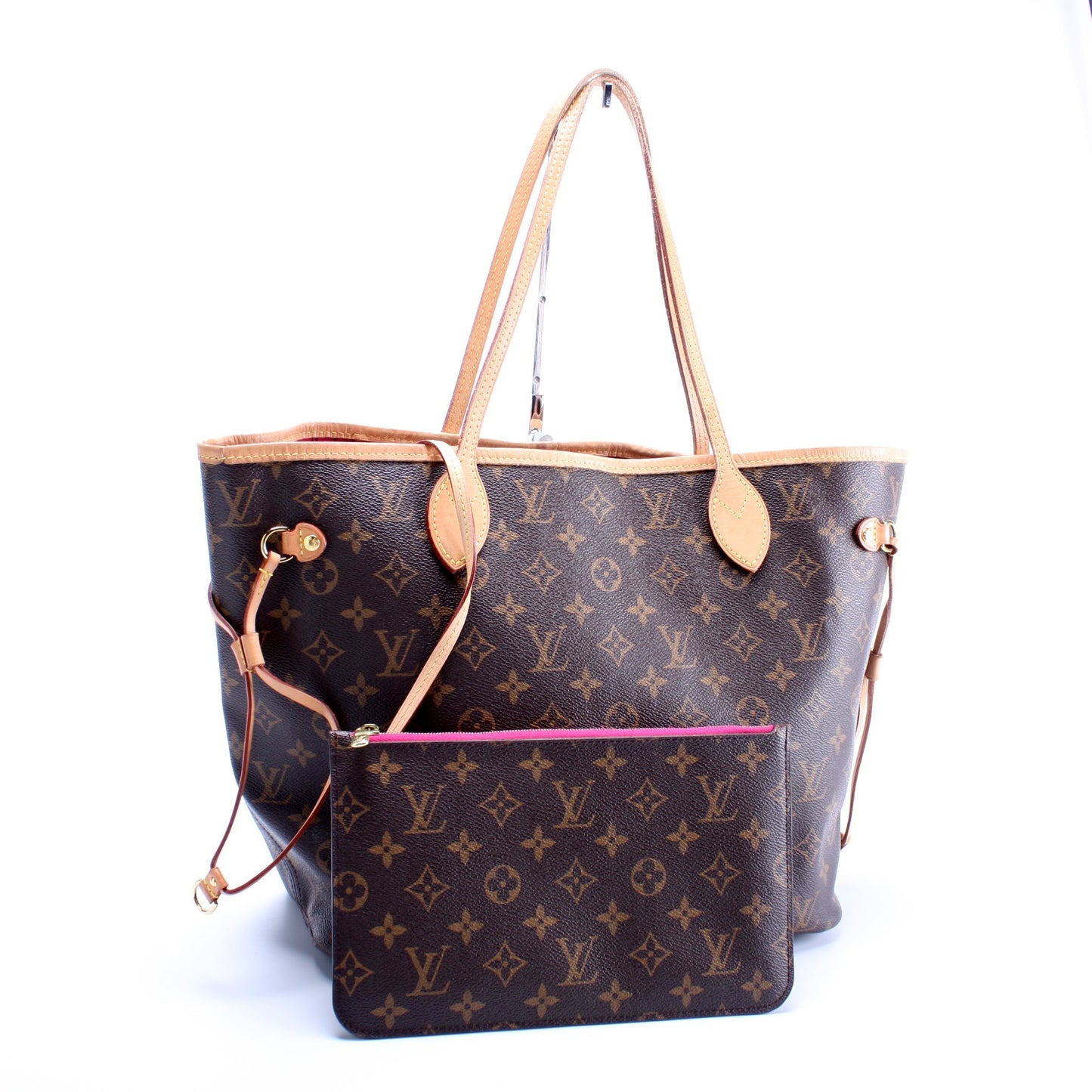 Louis Vuitton Neverfull w MM Monogram Wallet Case Monogram 10