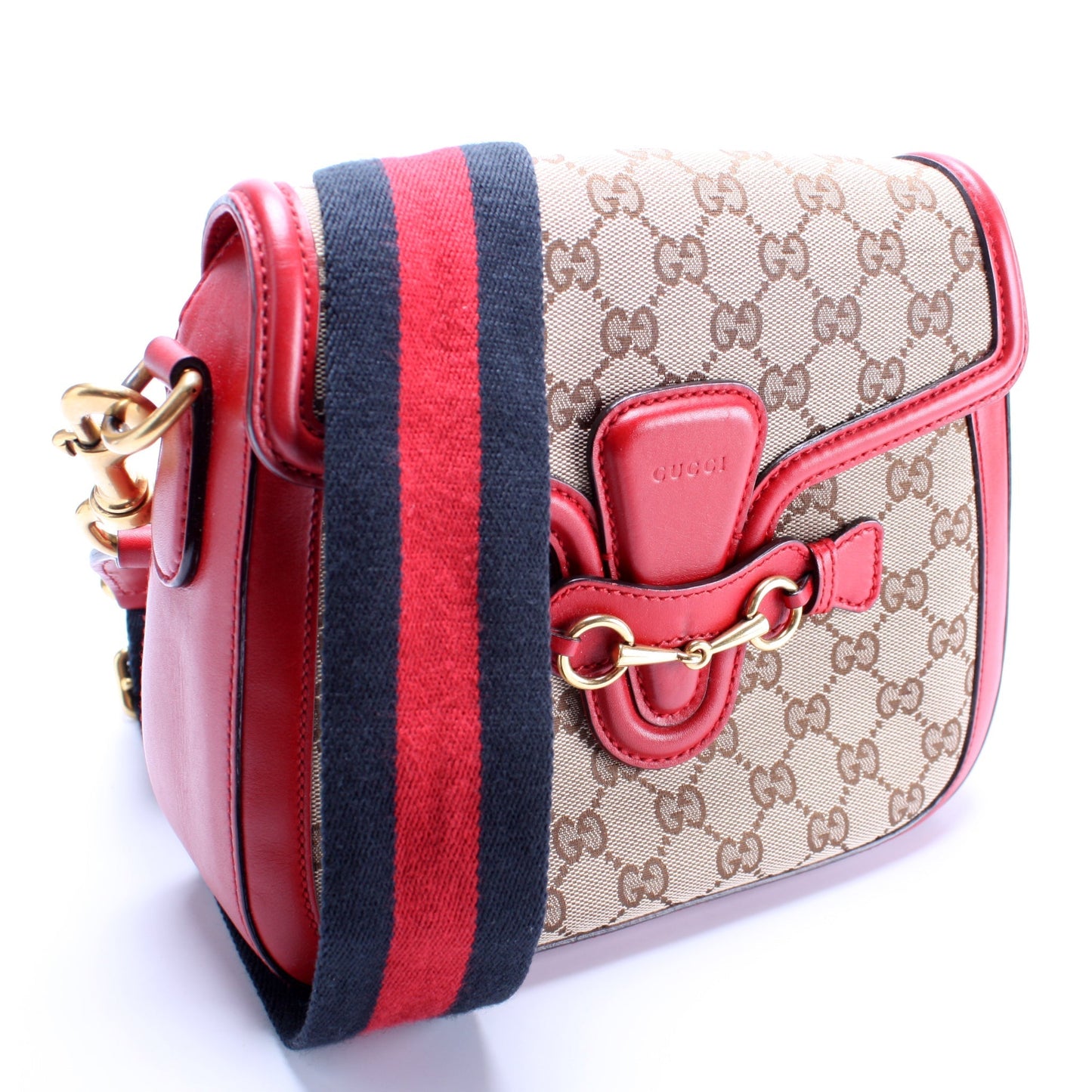 Gucci GG Lady Web Original Canvas Shoulder Bag Bag 1