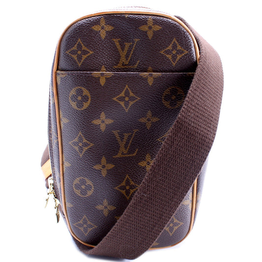 Louis Vuitton Pochette Gange Monogram Clutch Bag Monogram 11