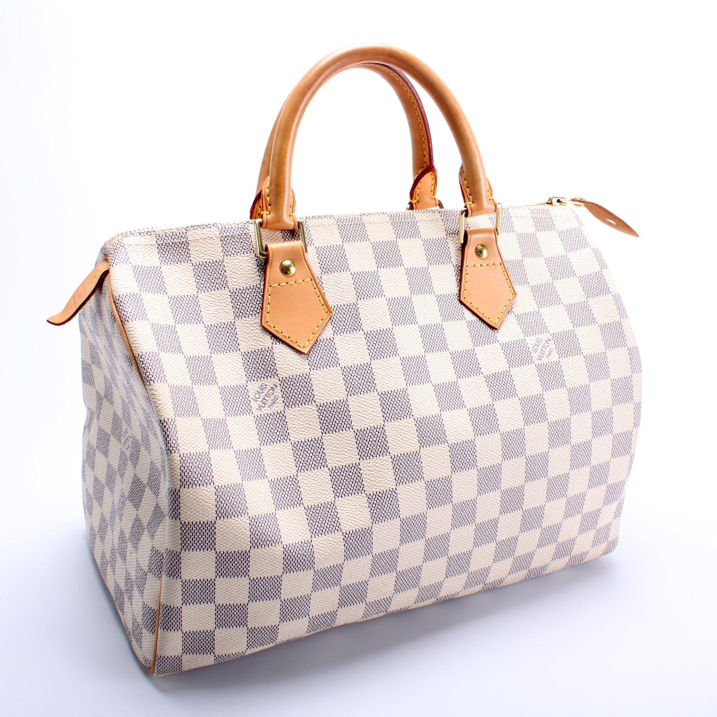 Louis Vuitton Speedy 30 Azur Damier Handbag Azur 7