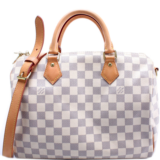 Louis Vuitton Speedy 30 w Azur Damier Handbag
