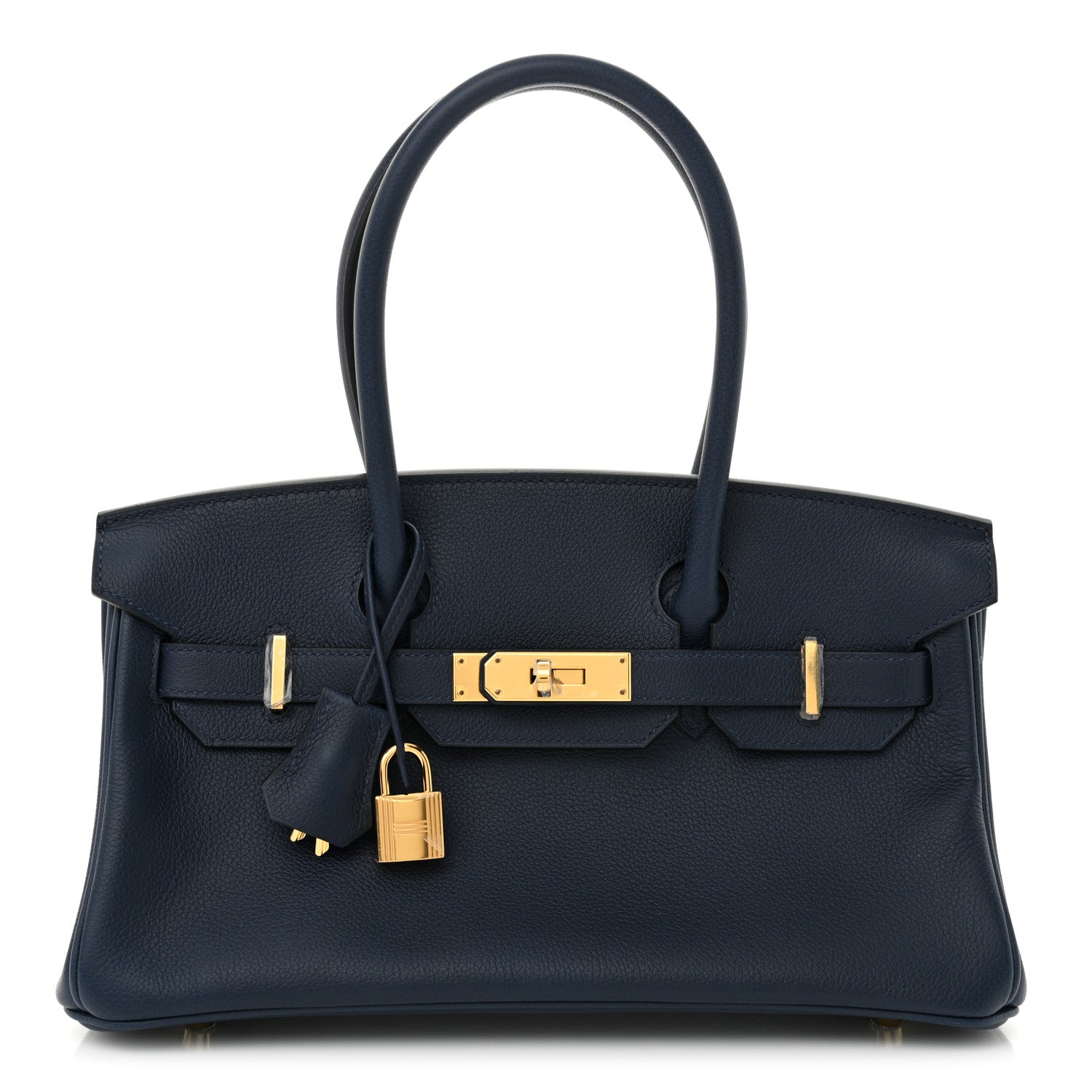 Hermes Evercolor Shoulder Birkin Light Bleu Abysse Shoulder Bag