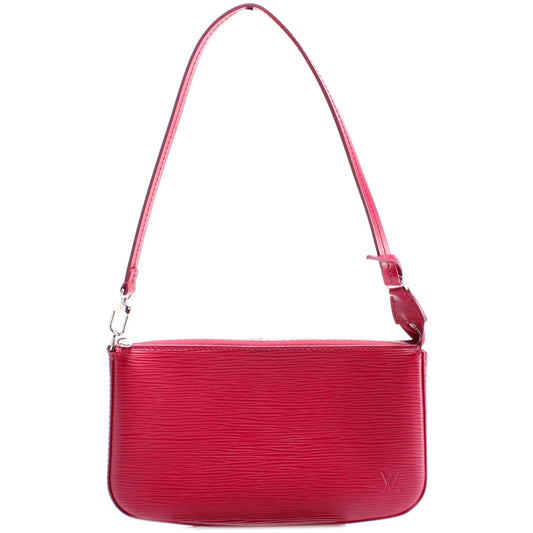 Louis Vuitton Pochette Accessories Epi Clutch Bag Epi 4