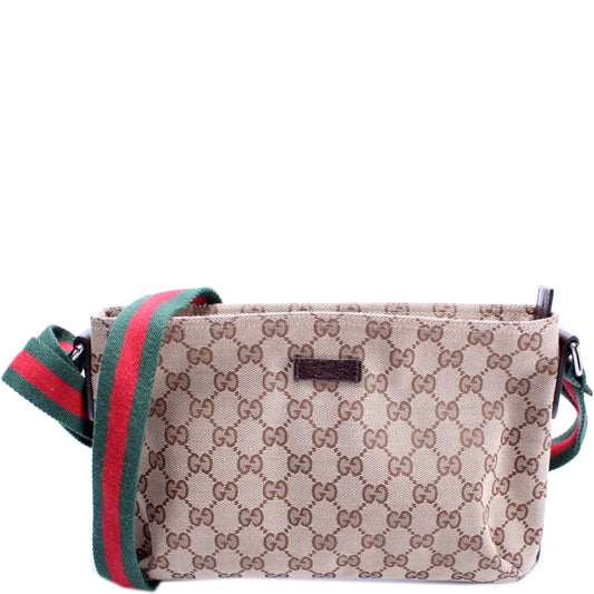Gucci Shelly Web Shoulder Bag