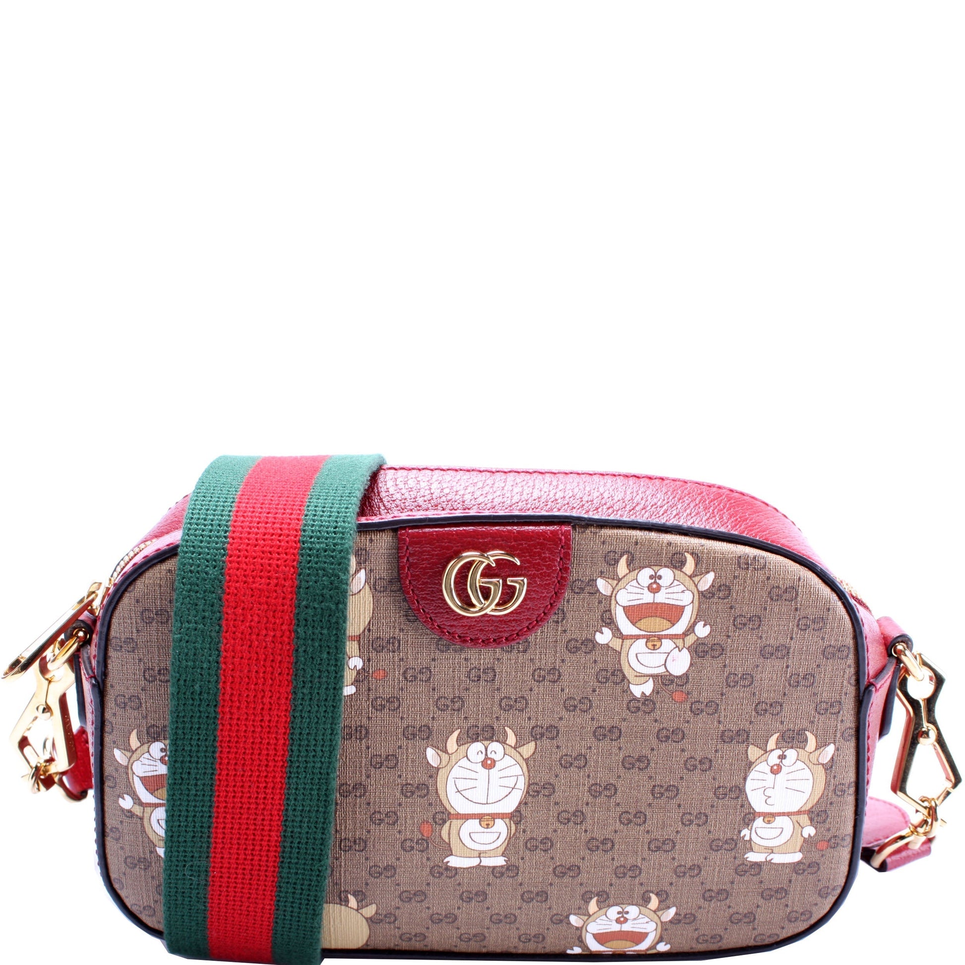 Gucci X Doraemon GG Supreme Shoulder Bag