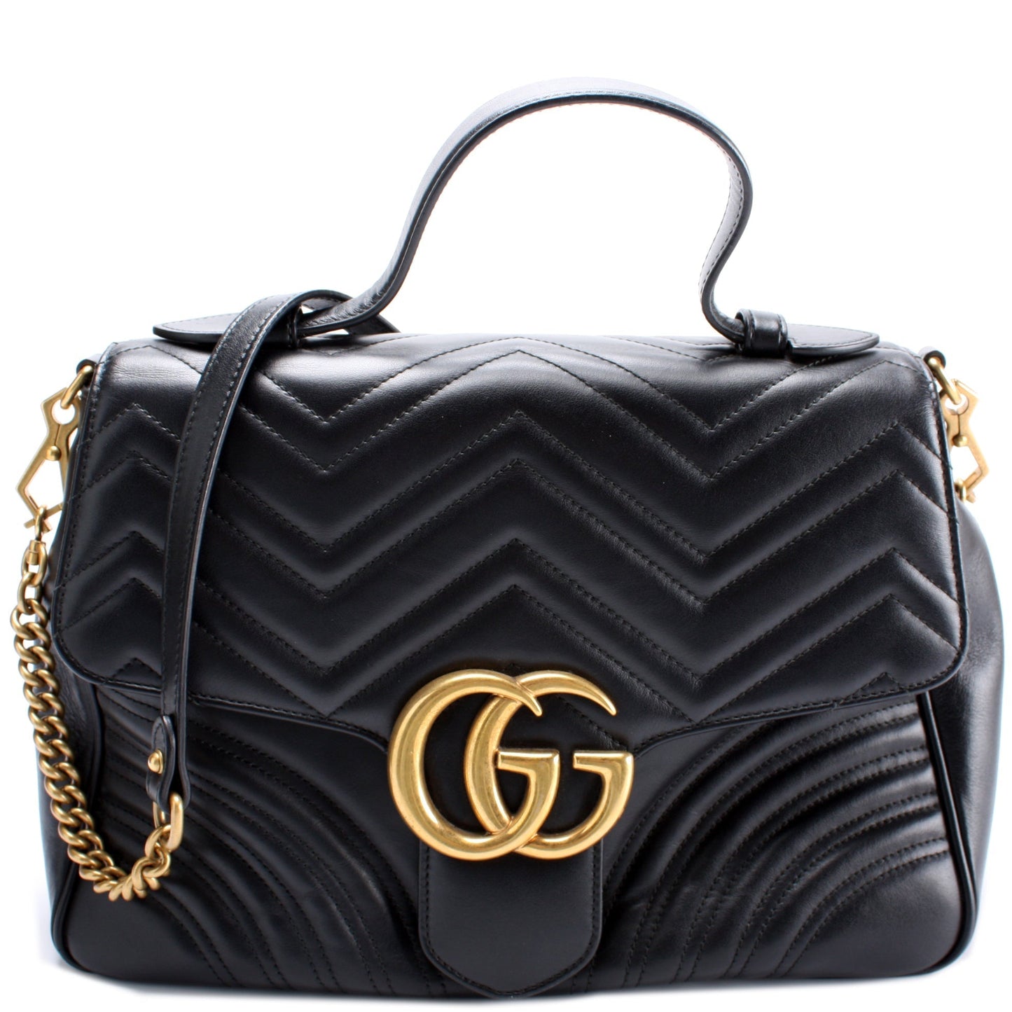 Gucci Marmont Medium Top Handle Travel Bag Medium 2