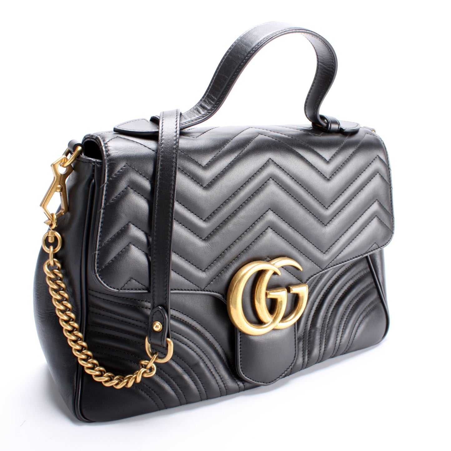 Gucci Marmont Medium Top Handle Travel Bag Medium 2