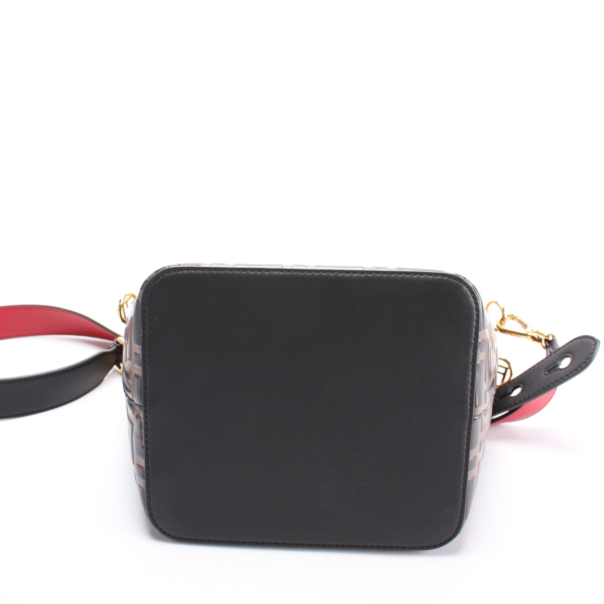 Fendi Grand Mon Tresor Ff Bag Leather Bucket Bucket Bag
