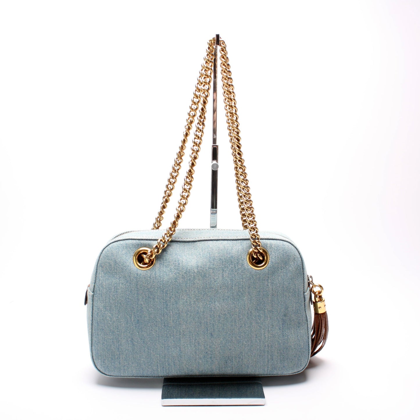 Gucci Soho Denim Chain Shoulder Bag