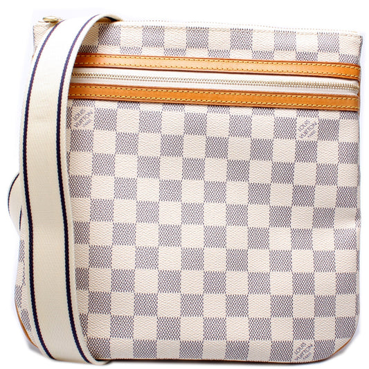 Louis Vuitton Pochette Bosphore Azur Damier Clutch Bag Azur 12
