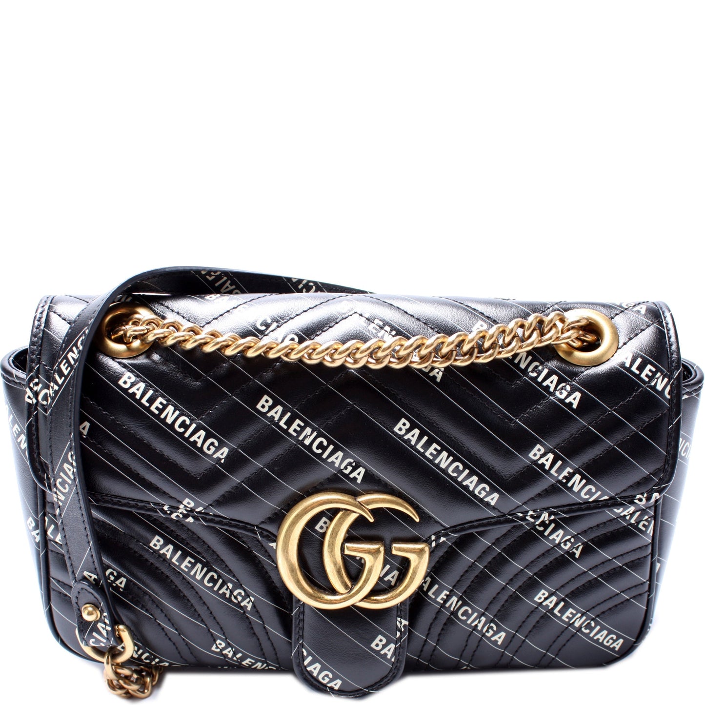 Gucci X Balenciaga GG Marmont Small Shoulder Bag