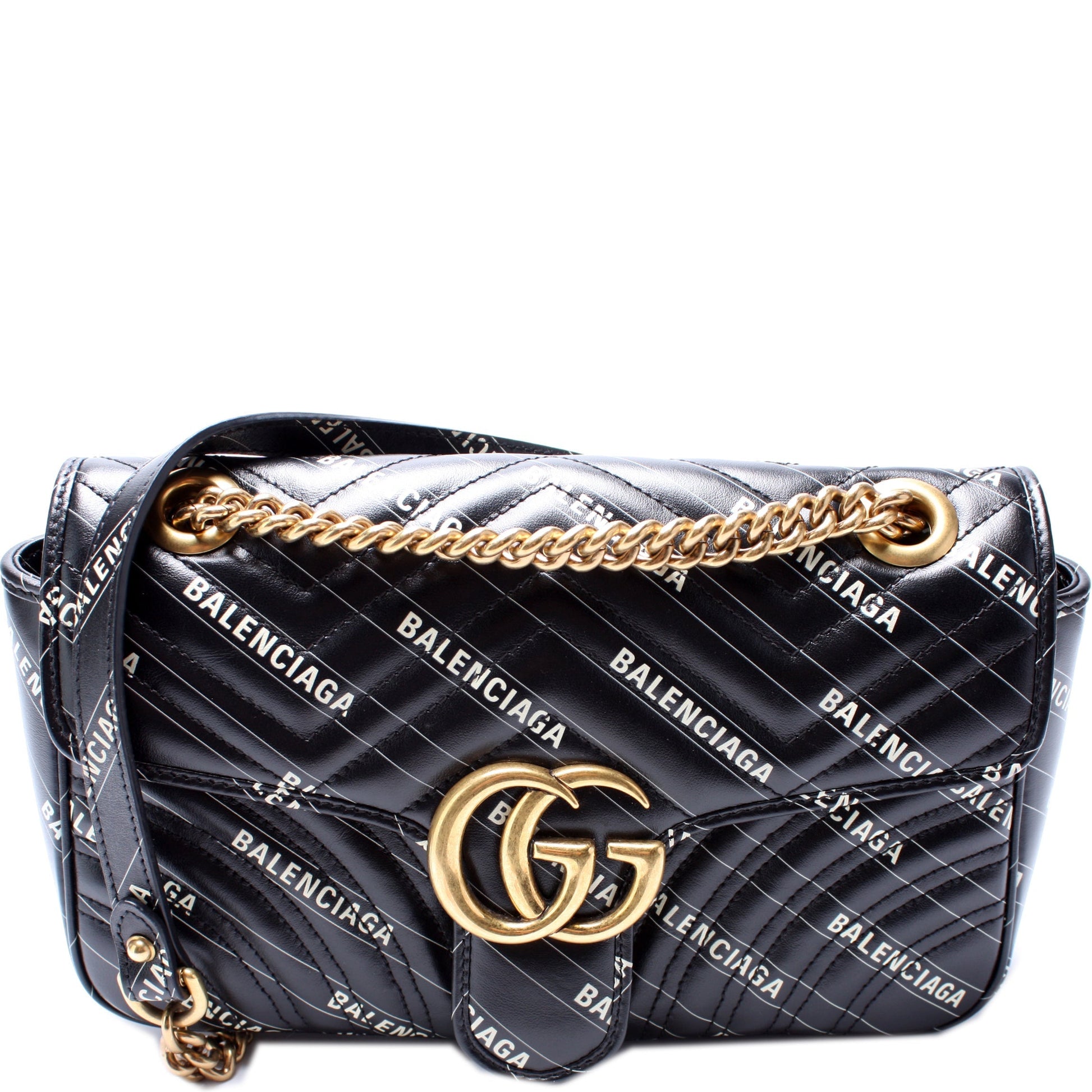 Gucci X Balenciaga GG Marmont Small Shoulder Bag