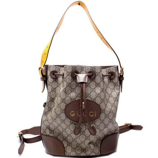 Gucci Neo Drawstring Backpack Bucket Jewelry