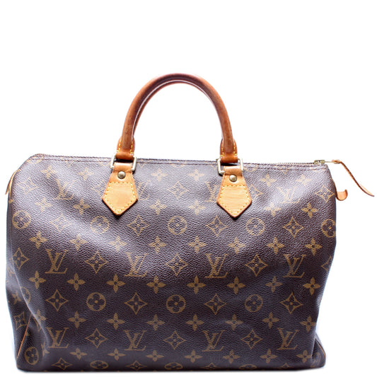 Louis Vuitton Speedy 35 Monogram Handbag Monogram 33