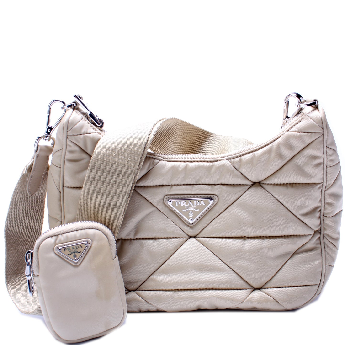 Prada Re Padded Hobo Bag Nylon Travel Bag