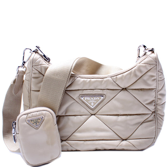Prada Re Padded Hobo Bag Nylon Travel Bag