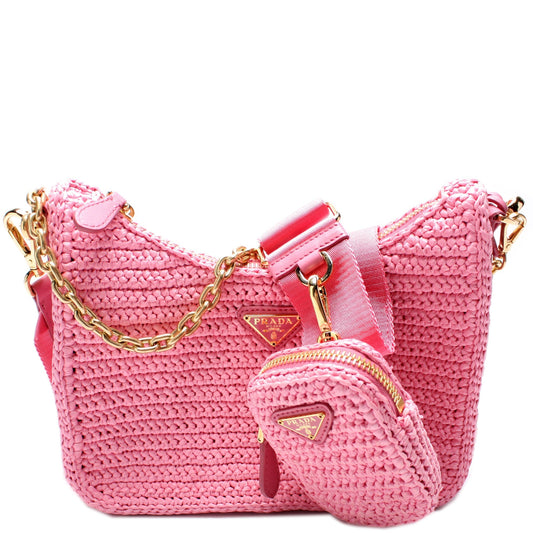 Prada Re Edition Shoulder Bag Raffia
