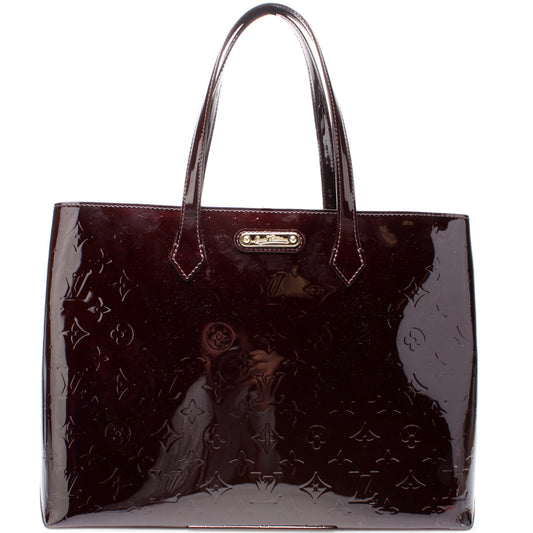 Louis Vuitton Wilshire MM Vernis Handbag Vernis 1