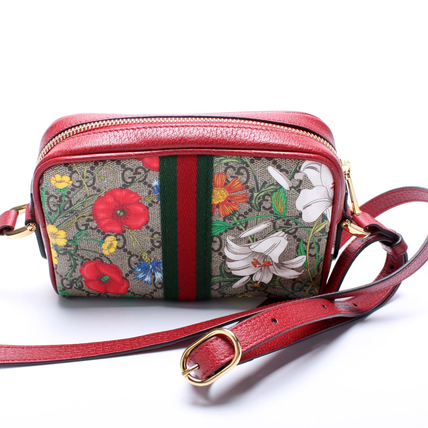 Gucci GG Flora Ophidia Mini Travel Bag