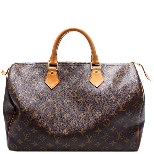 Louis Vuitton Speedy 35 Monogram Handbag Monogram 14
