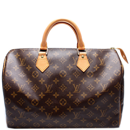 Louis Vuitton Speedy 35 Monogram Handbag Monogram 19