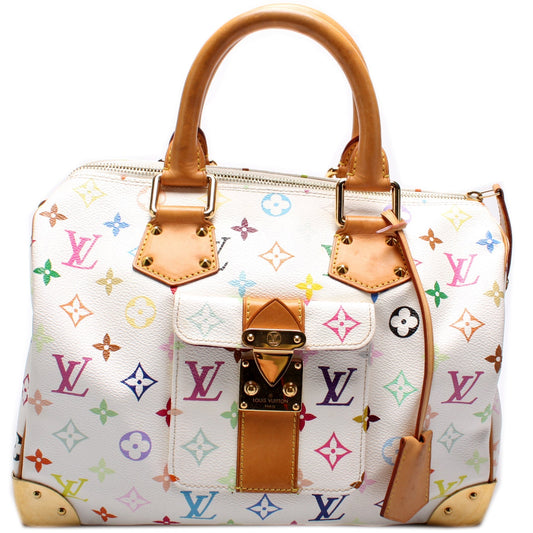 Louis Vuitton Speedy 30 Monogram Multicolor Handbag Monogram 4