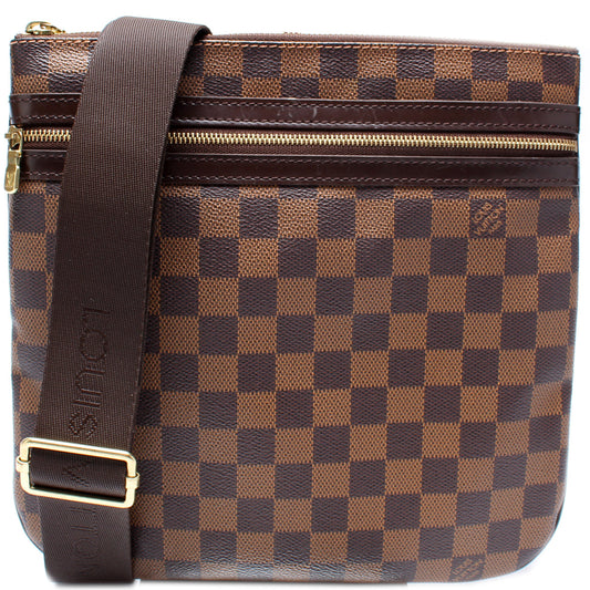Louis Vuitton Pochette Bosphore Ebene Damier Clutch Bag Ebene 13