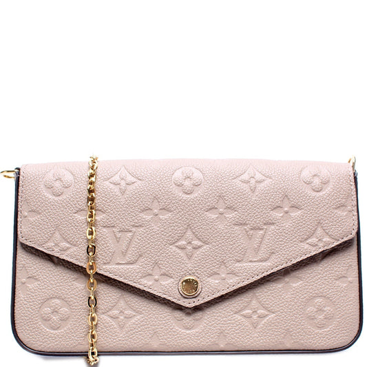 Louis Vuitton Pochette Felicie Empreinte Clutch Bag Empreinte 35