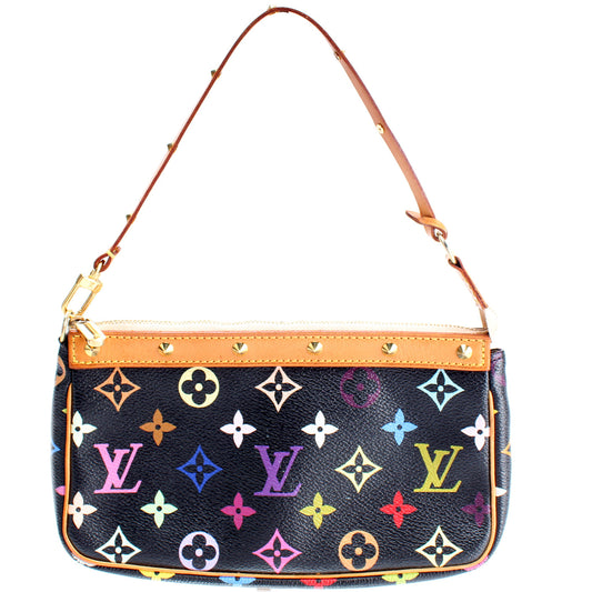 Louis Vuitton Pochette Accessories Monogram Multicolor Clutch Bag
