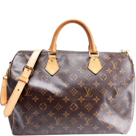 Louis Vuitton Speedy 35 Bandouliere Monogram Handbag Monogram 8