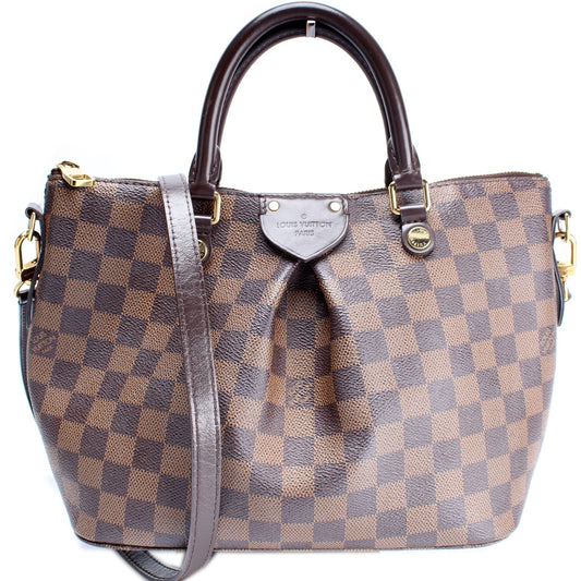 Louis Vuitton Siena Ebene PM Damier Handbag Ebene 6