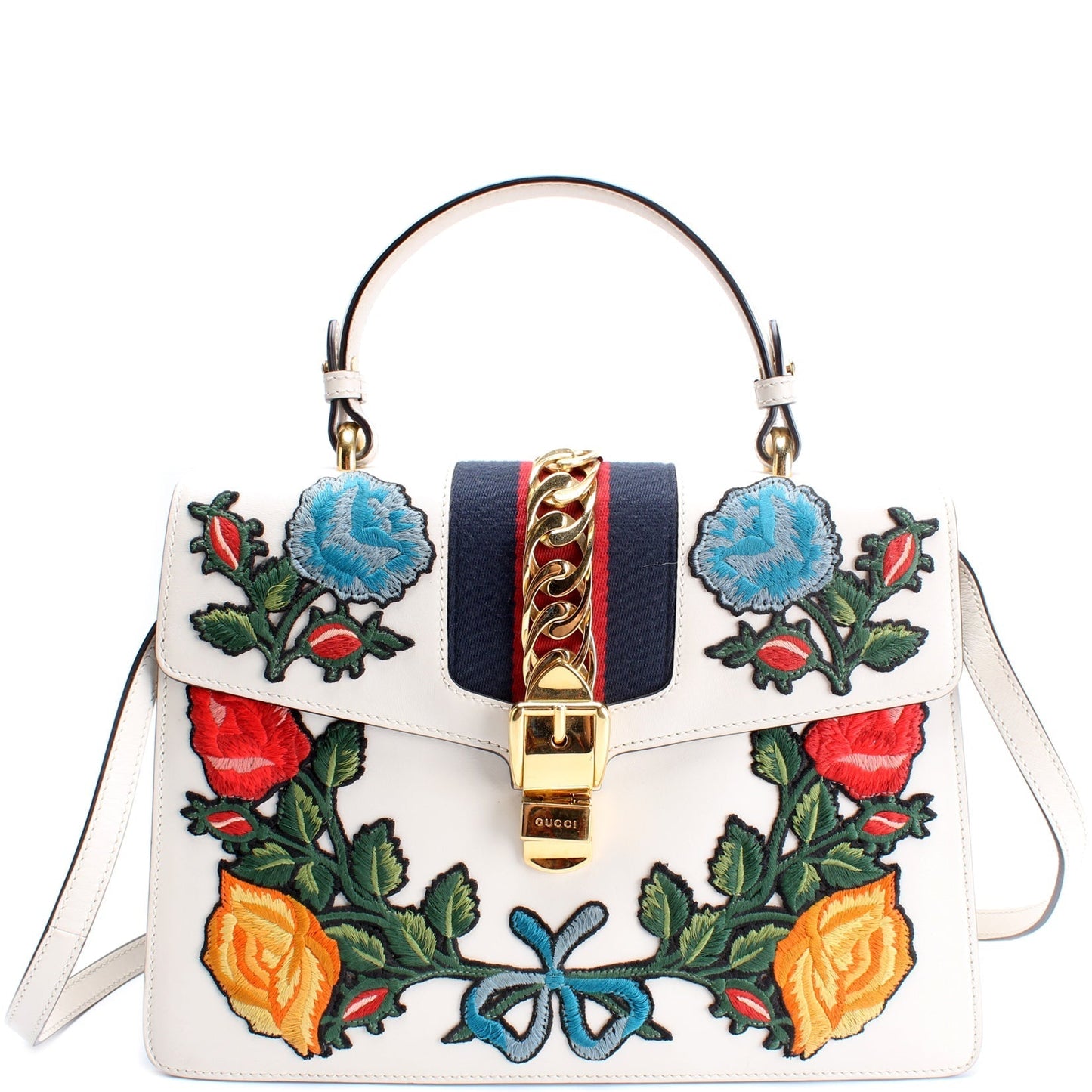 Gucci Sylvie Medium Top Handle Handbag