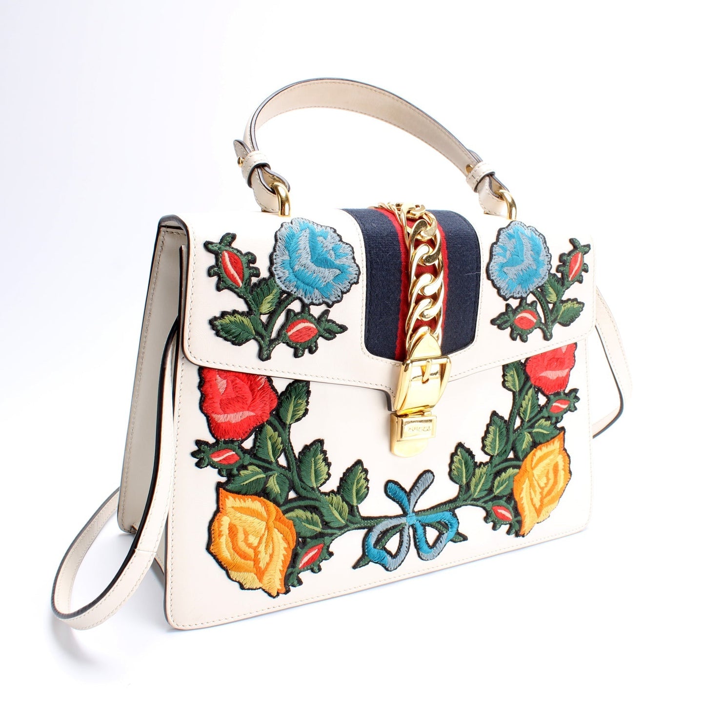 Gucci Sylvie Medium Top Handle Handbag