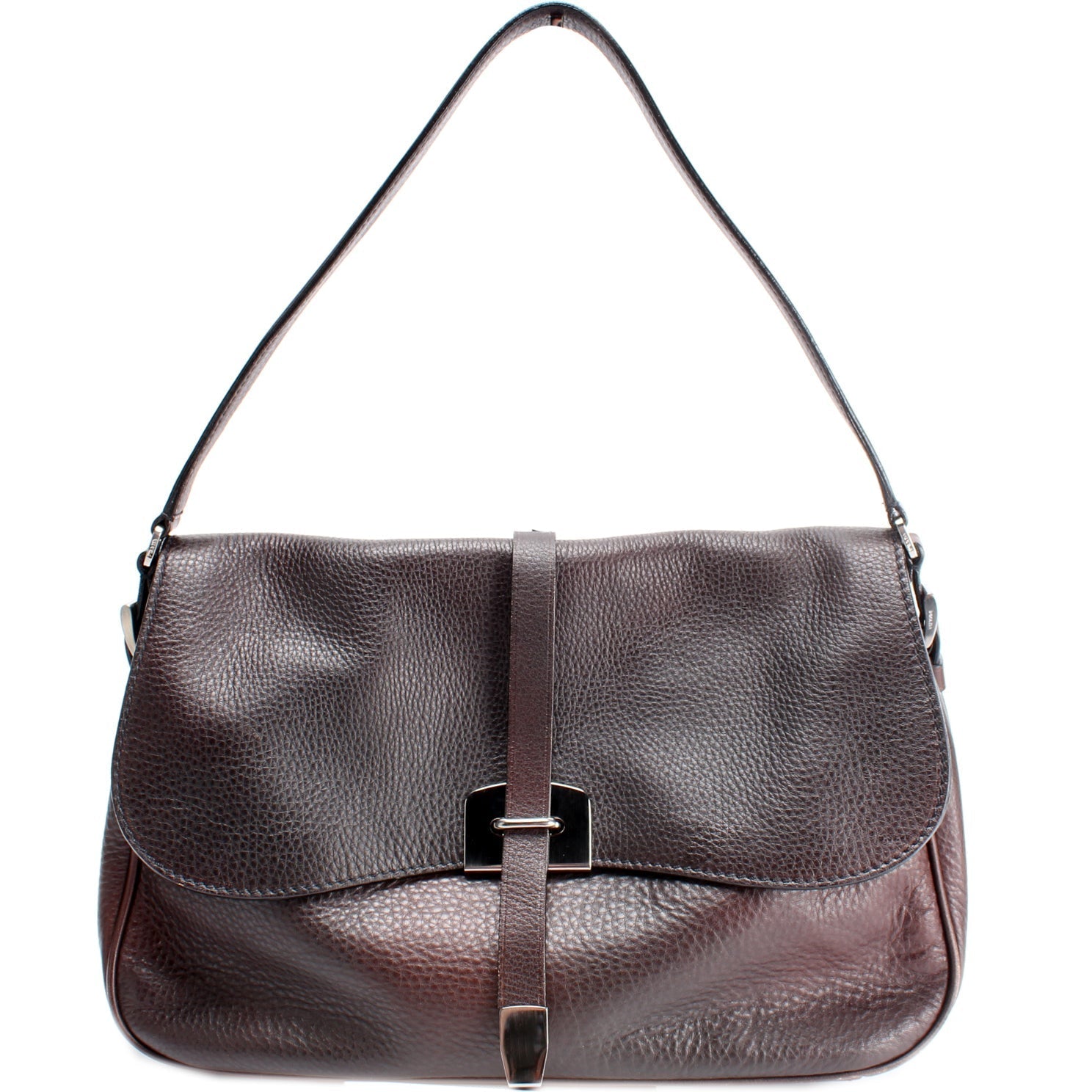 Prada Vitello Ombre Shoulder Bag Flap