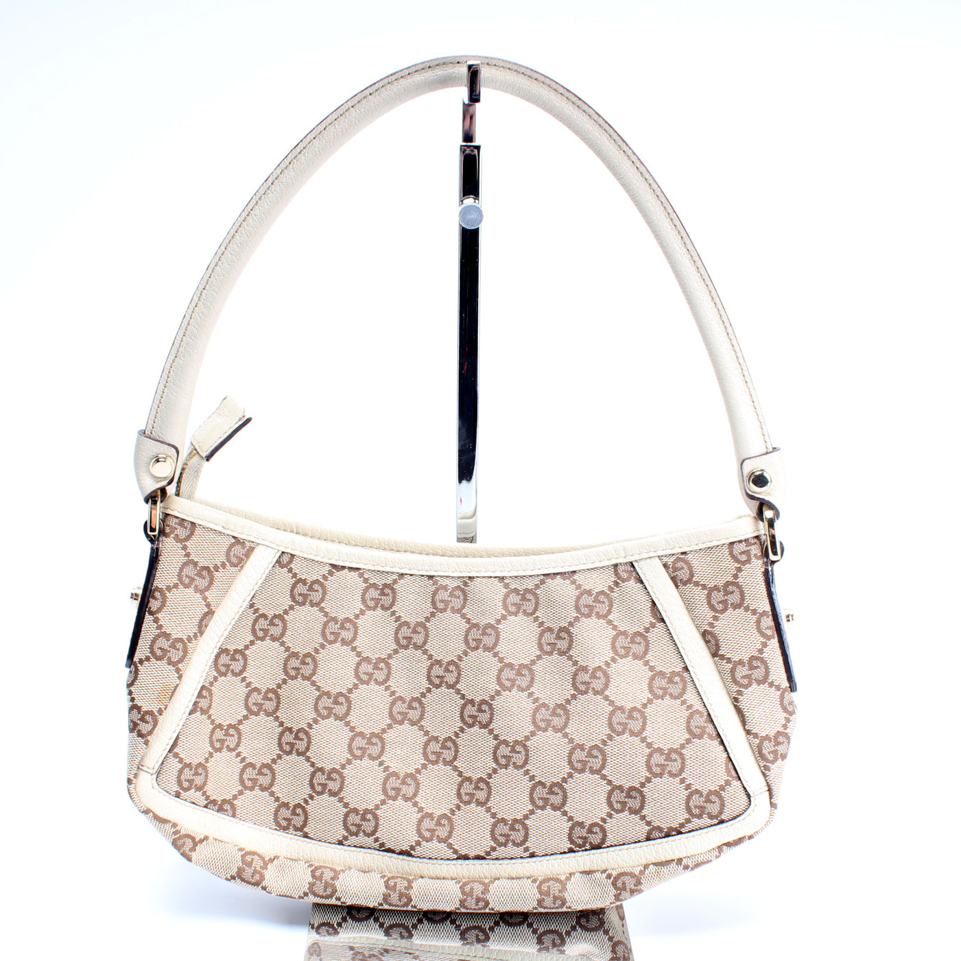 Gucci GG Abbey Pochette Canvas Travel Bag