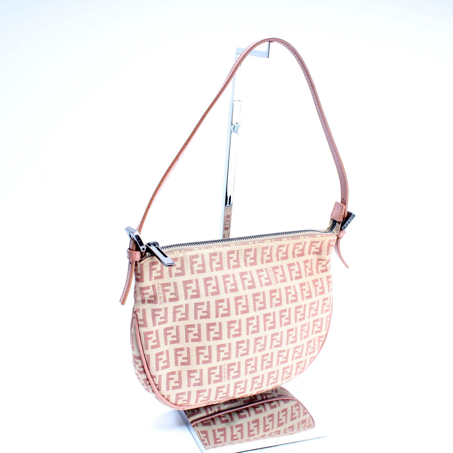 Fendi 8Br312 Zucca Pochette Bag Travel Bag
