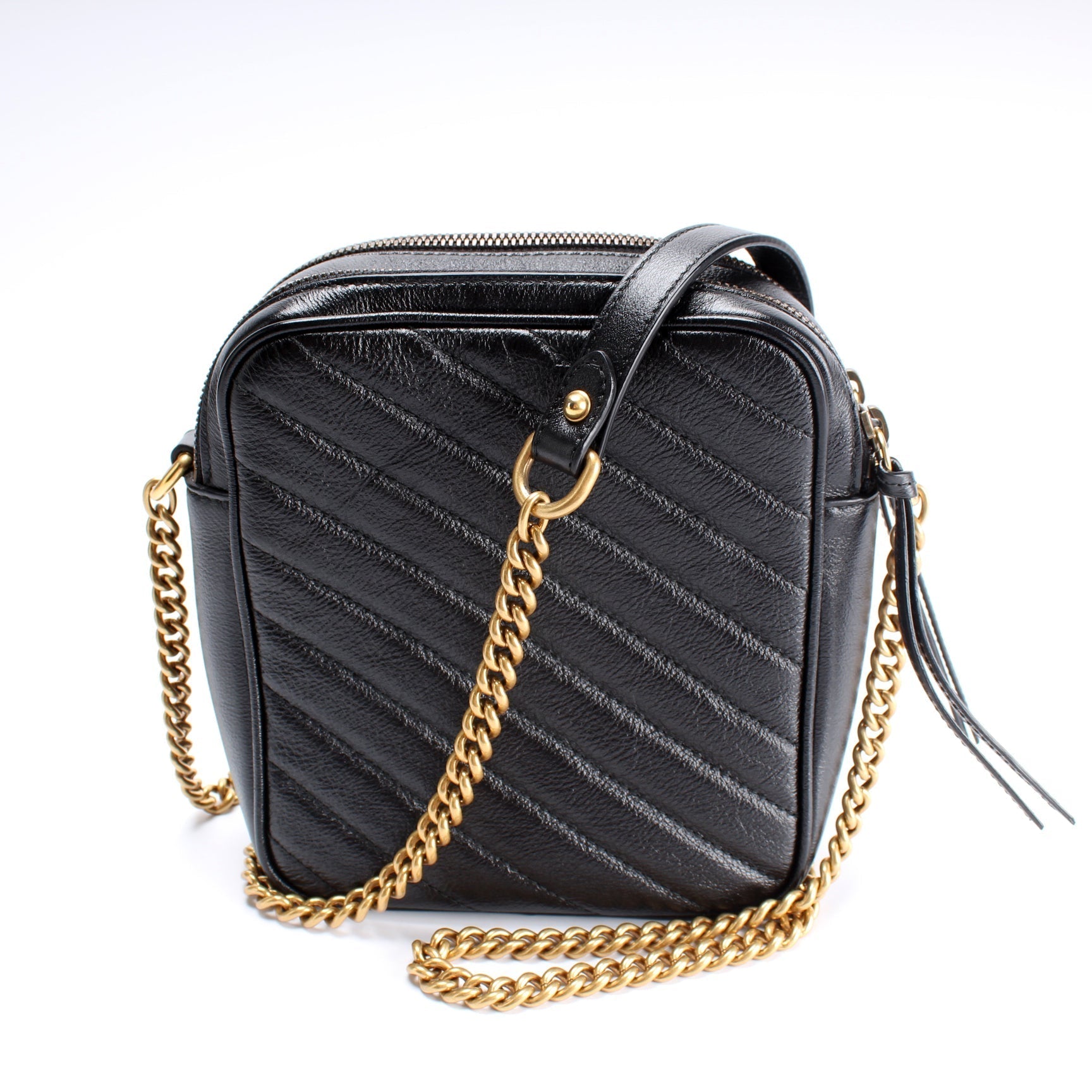 Gucci GG Marmont Double Zip Shoulder Bag