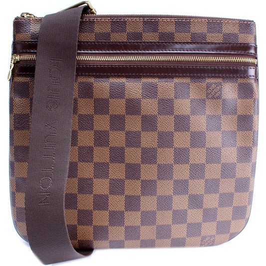 Louis Vuitton Pochette Bosphore Ebene Damier Clutch Bag Ebene 12