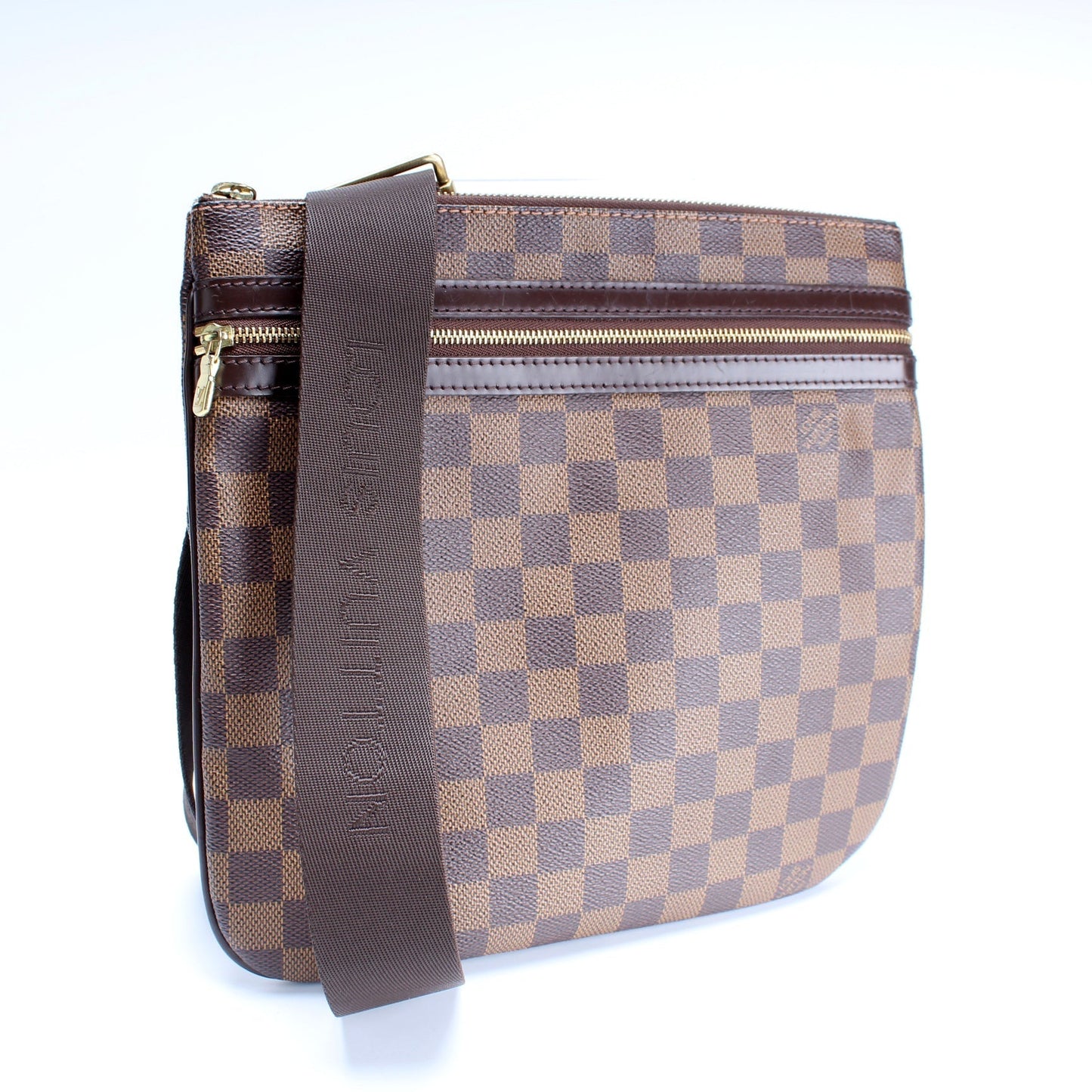 Louis Vuitton Pochette Bosphore Ebene Damier Clutch Bag Ebene 12