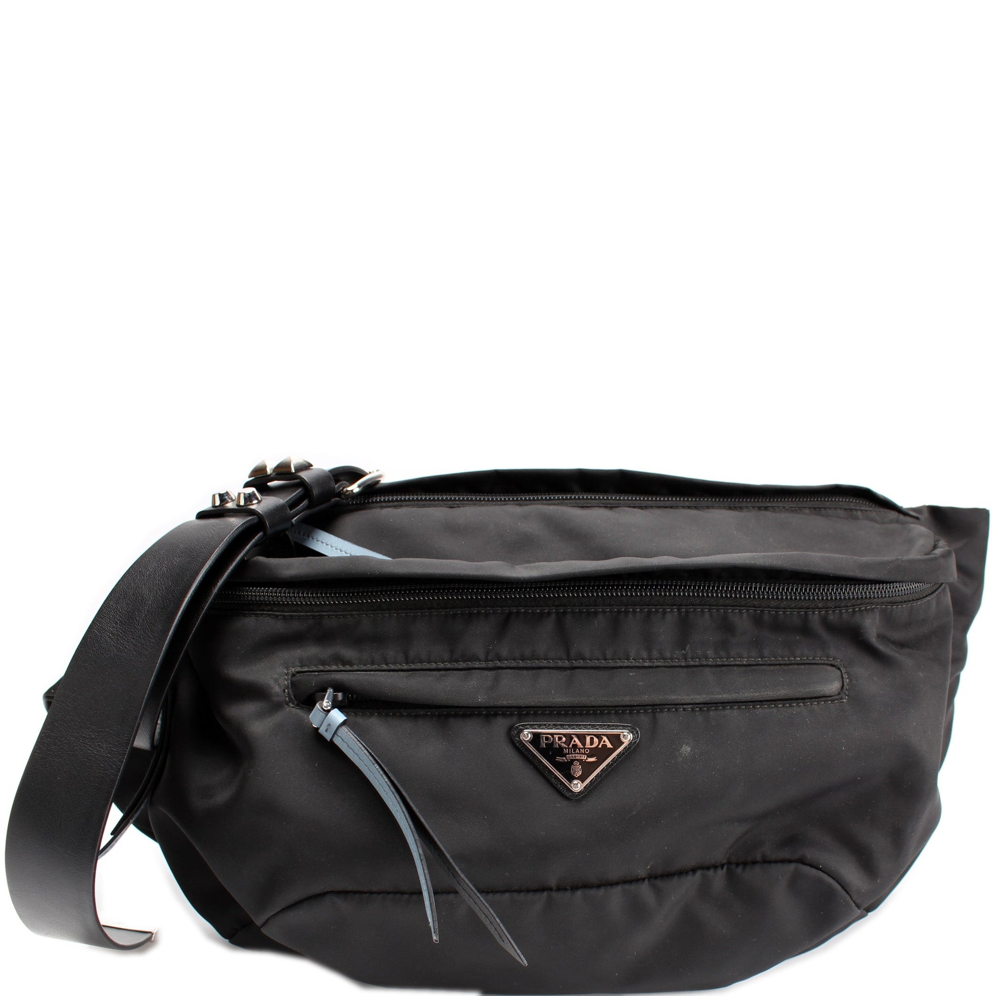 Prada Waist Tessuto Studded Bag Nylon Travel Bag