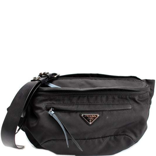Prada Waist Tessuto Studded Bag Nylon Travel Bag