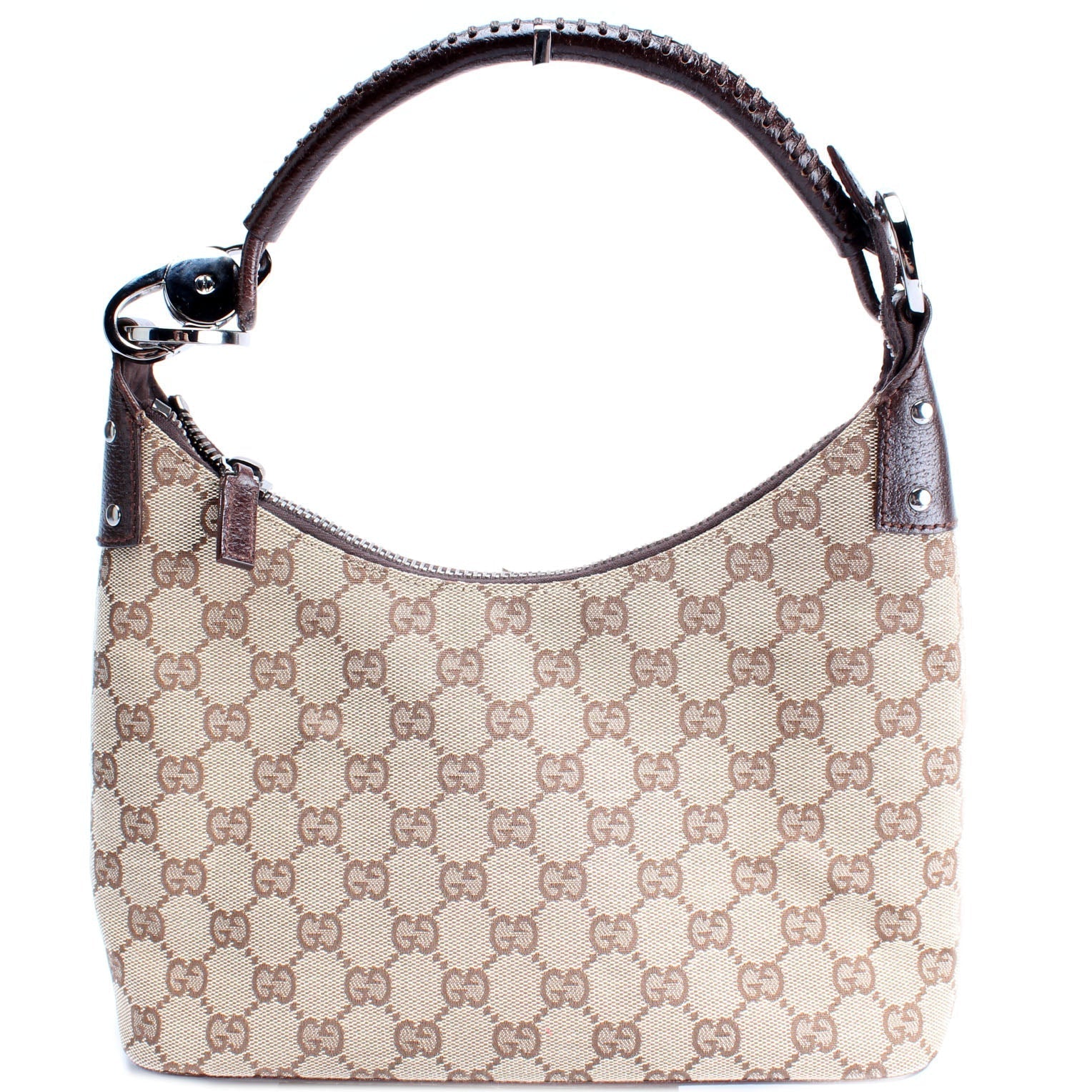 Gucci GG Classic Ring Canvas Jewelry Hobo 1