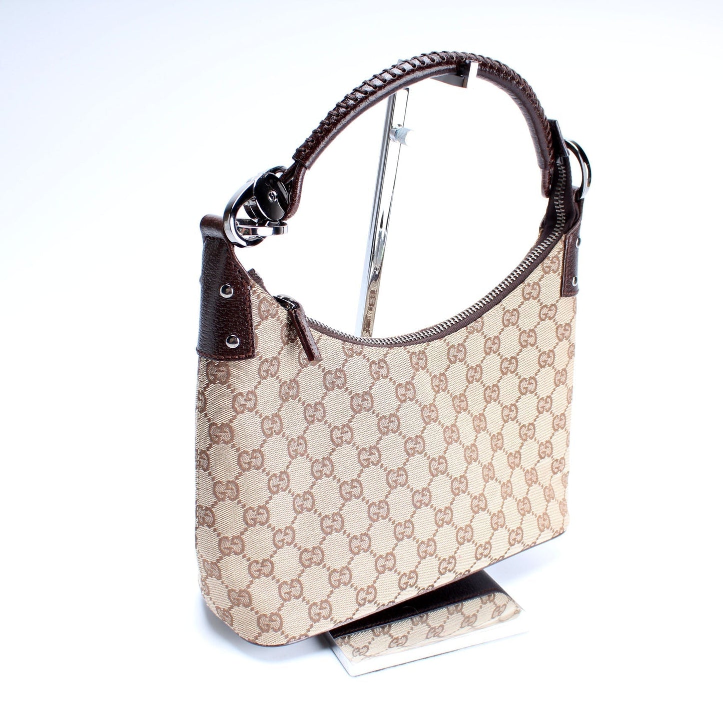 Gucci GG Classic Ring Canvas Jewelry Hobo 1