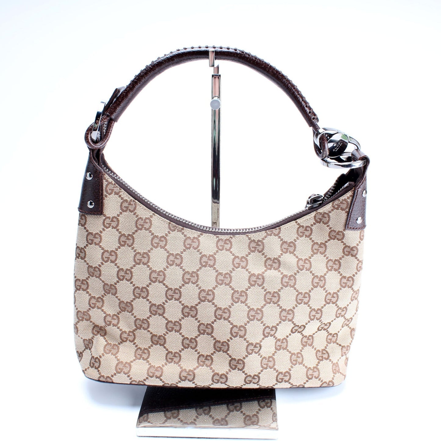 Gucci GG Classic Ring Canvas Jewelry Hobo 1