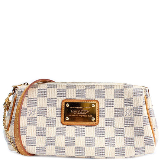 Louis Vuitton Eva Azur Damier Clutch Bag Azur 17