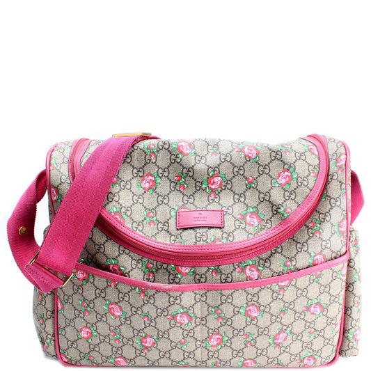Gucci Rose Bud Diaper Travel Bag